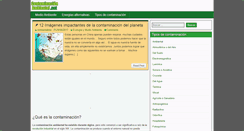 Desktop Screenshot of contaminacionambiental.net