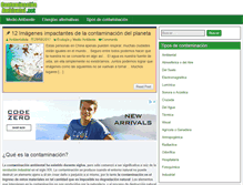 Tablet Screenshot of contaminacionambiental.net